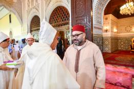 Image du Maroc Professionnelle de  Sa Majesté le Roi Mohammed VI, Amir Al Mouminine, préside jeudi la sixième causerie religieuse du mois sacré de Ramadan 1440" à Casablanca, le 30 Mai 2019 (Photo/ SPPR) via Jalilbounhar.com 